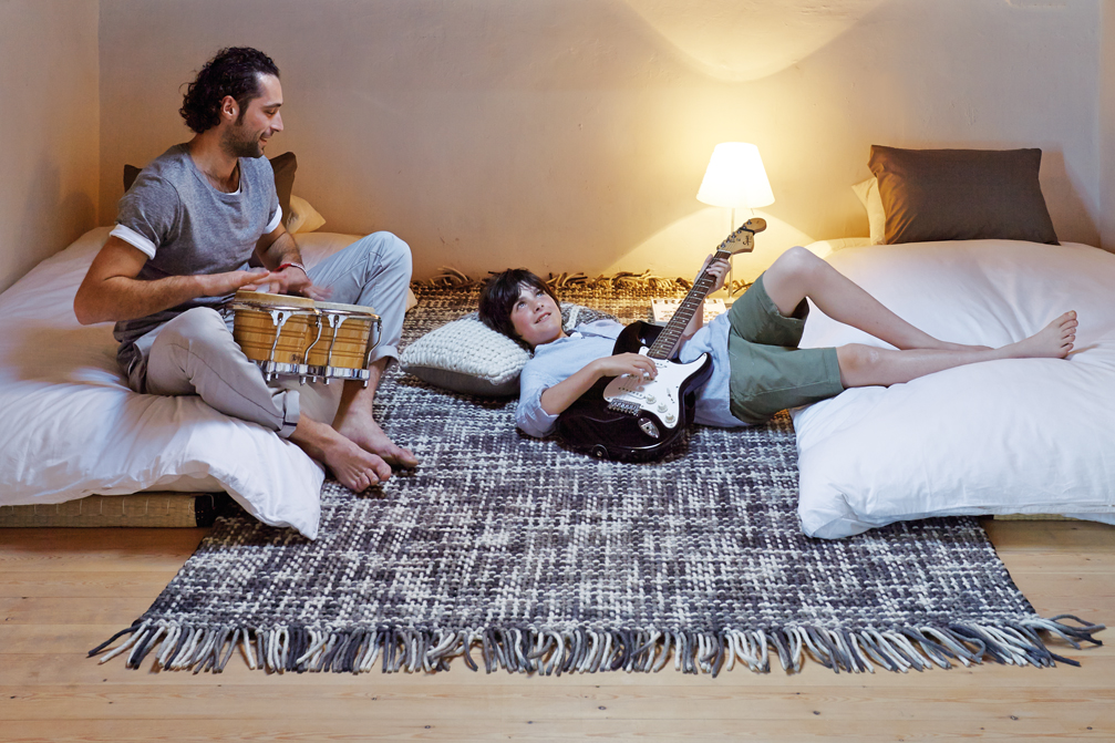 Gan Rugs Lama Rug Grey