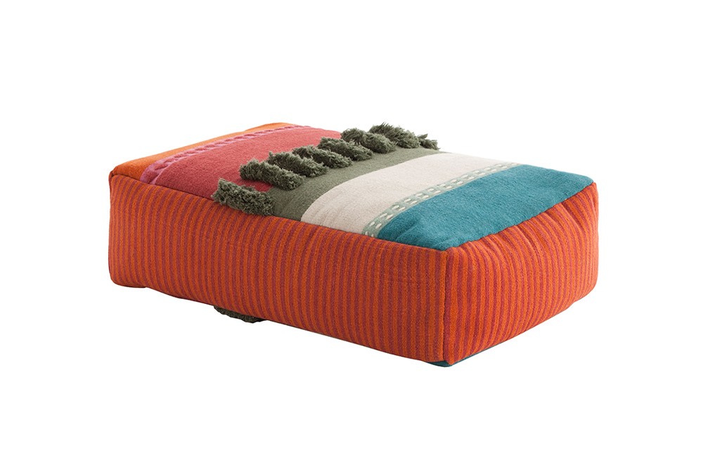 Gan Rugs Glaoui Pouf Alexandra Colours