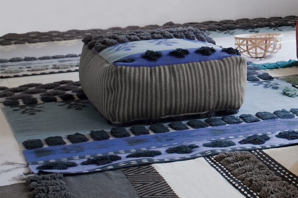 Gan Rugs Glaoui Pouf Tumbuctu Colours