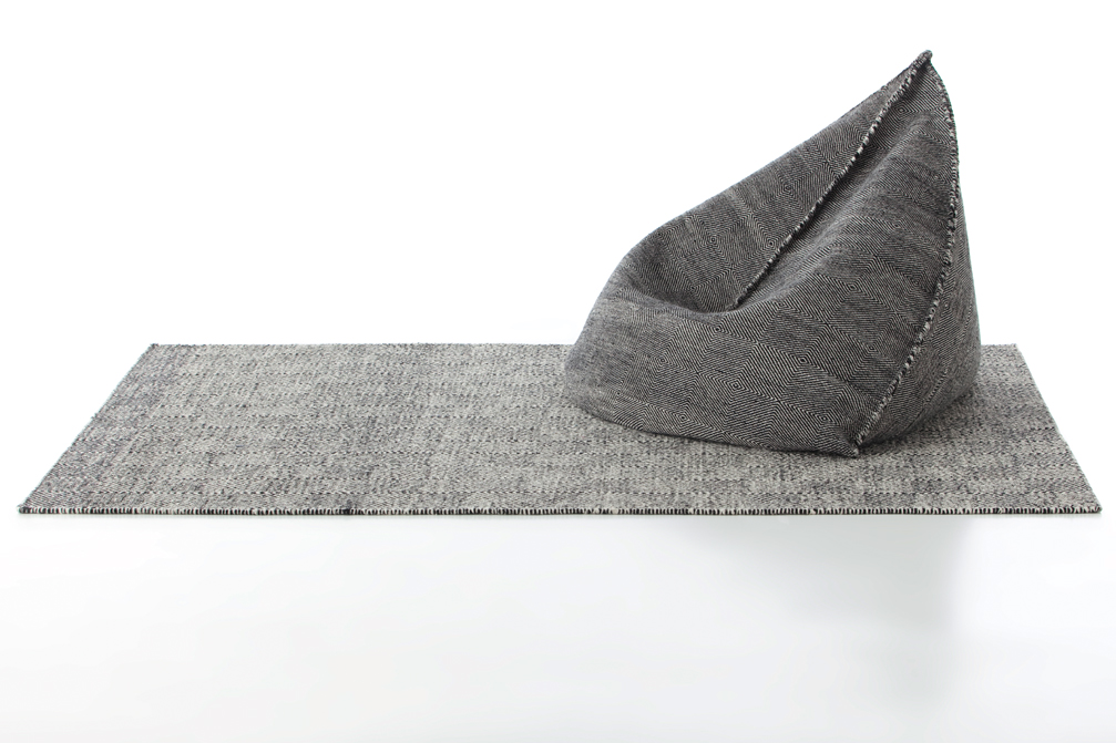 Gan Rugs Sail Rug Black