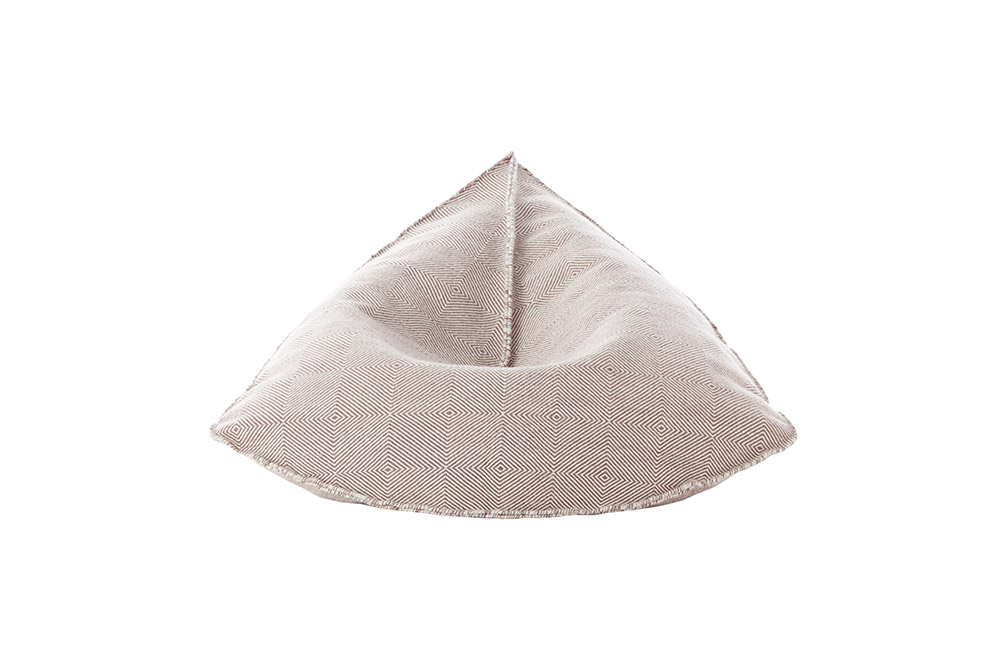 Gan Rugs Sail Pouf Taupe
