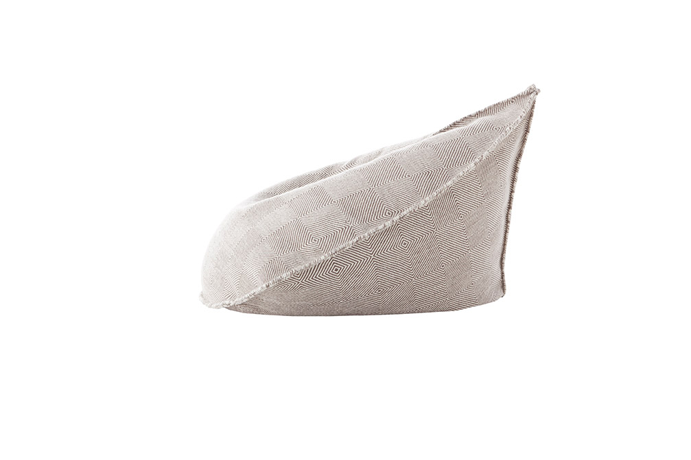 Gan Rugs Sail Pouf Taupe