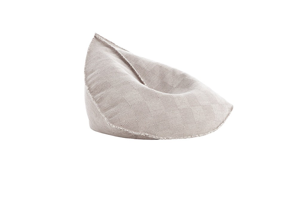 Gan Rugs Sail Pouf Taupe