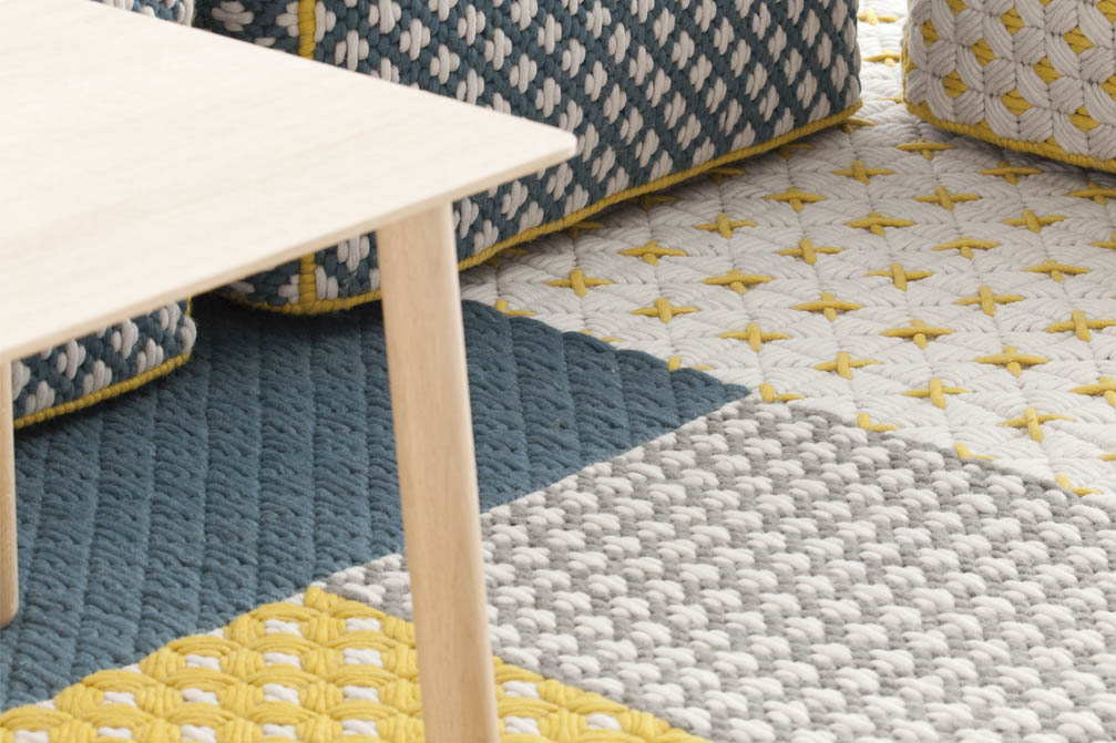 Gan Rugs Silai Rug Blue