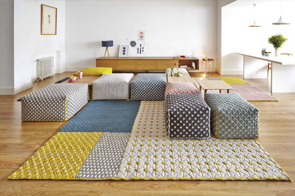 Gan Rugs Silai Rug Blue