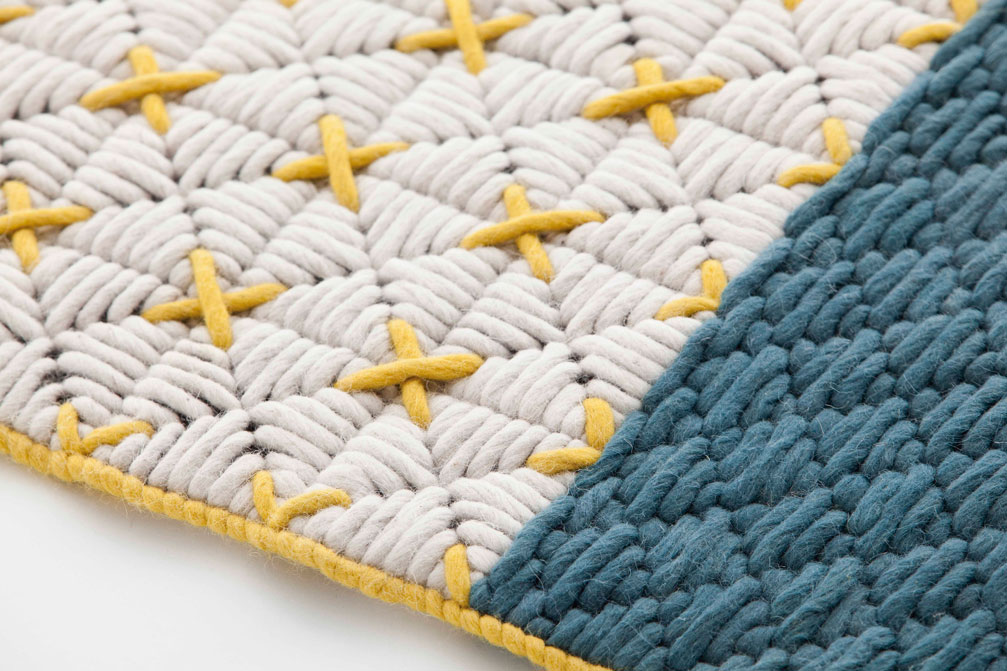 Gan Rugs Silai Rug Blue