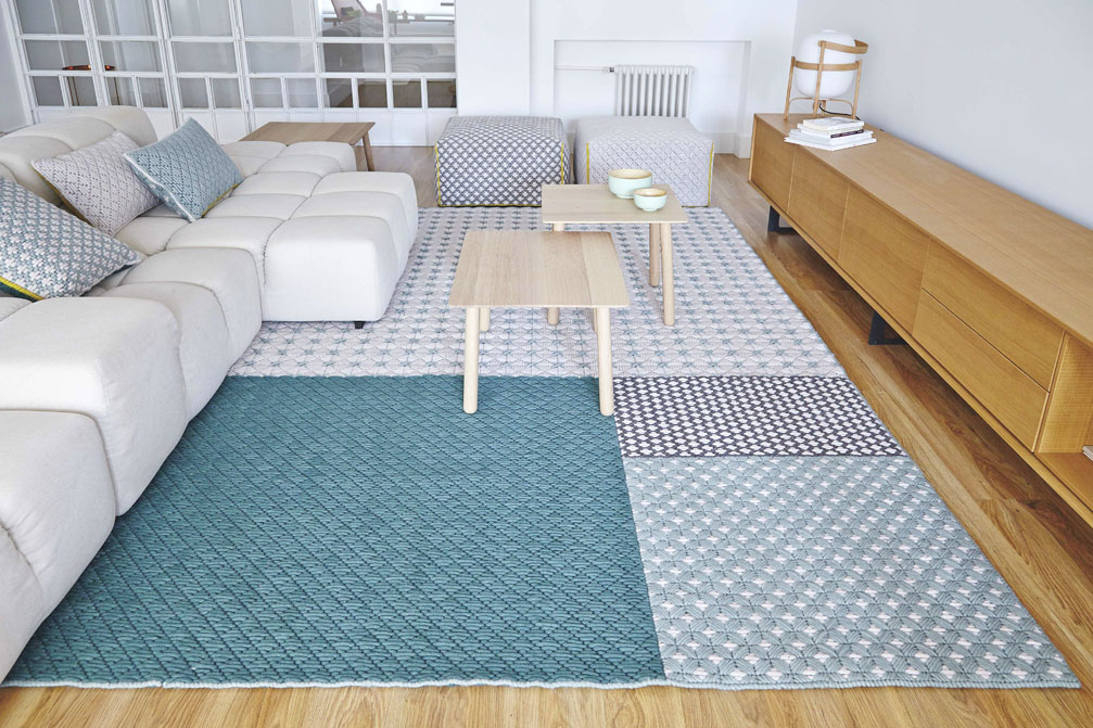 Gan Rugs Silai Rug Green