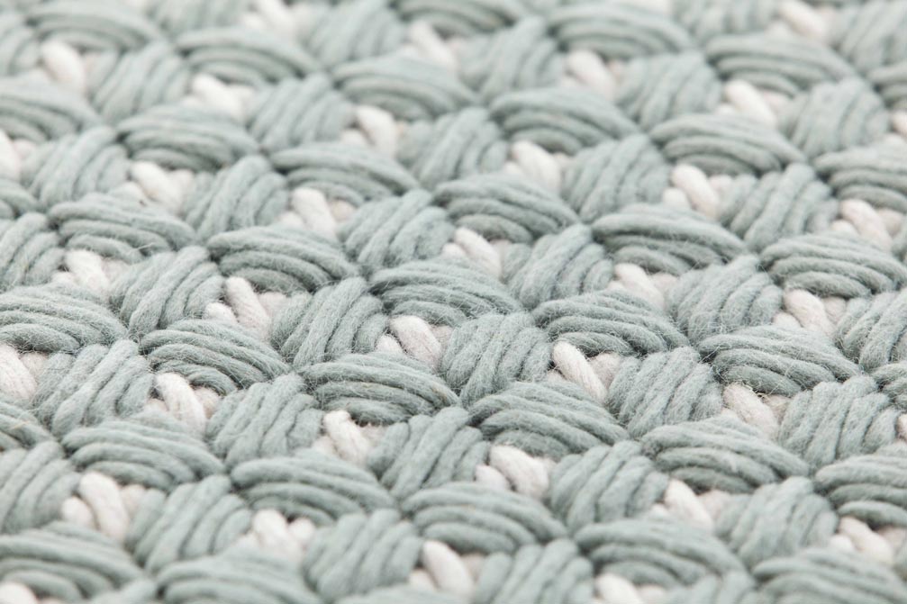 Gan Rugs Silai Pouf Celadon