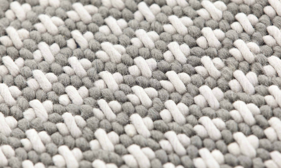 Gan Rugs Silai Cushion Light grey-Blue