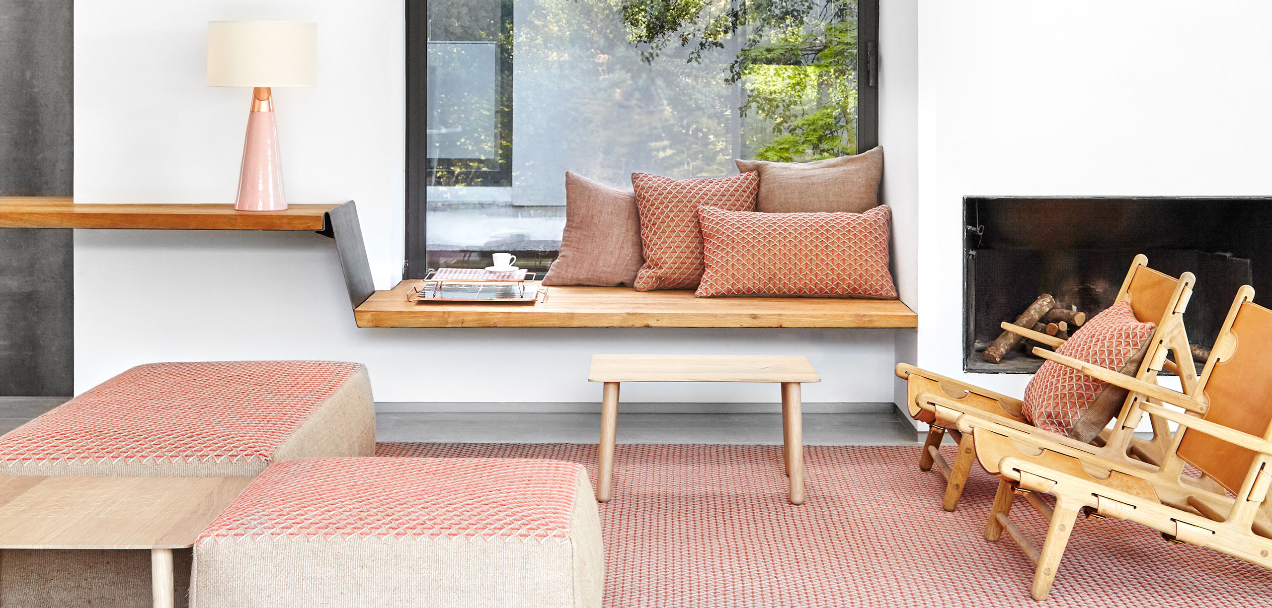 Gan Rugs Raw Rug Pink