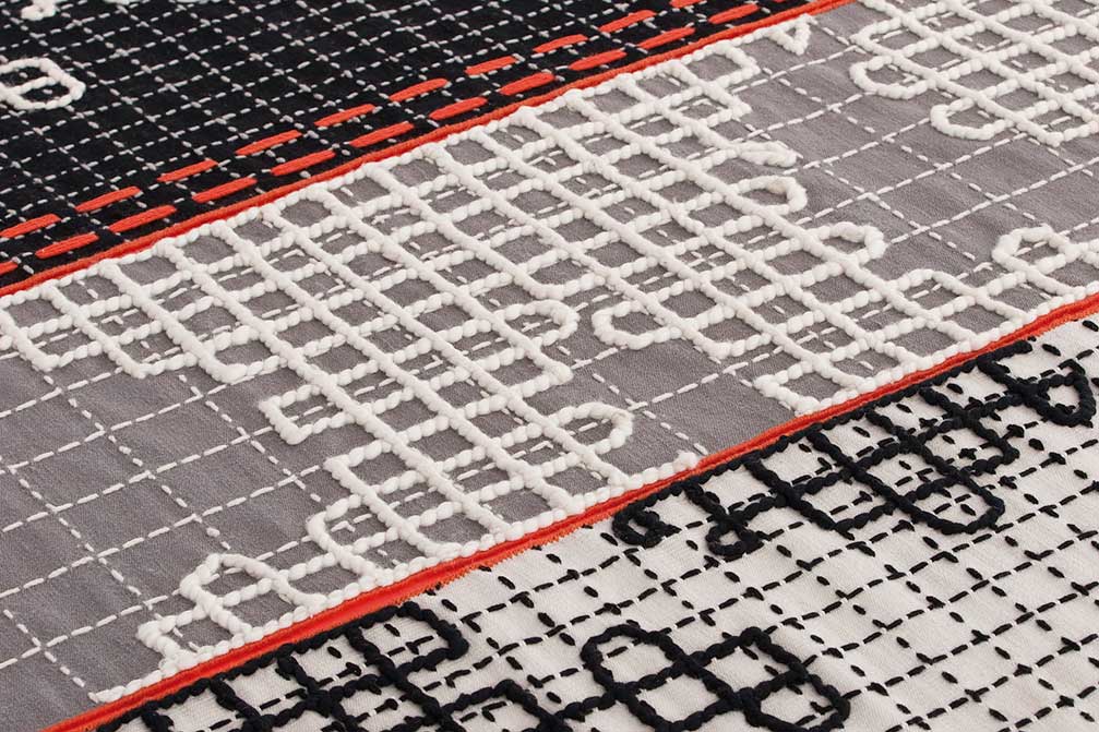 Gan Rugs Bandas Rug Natural 240x250cm