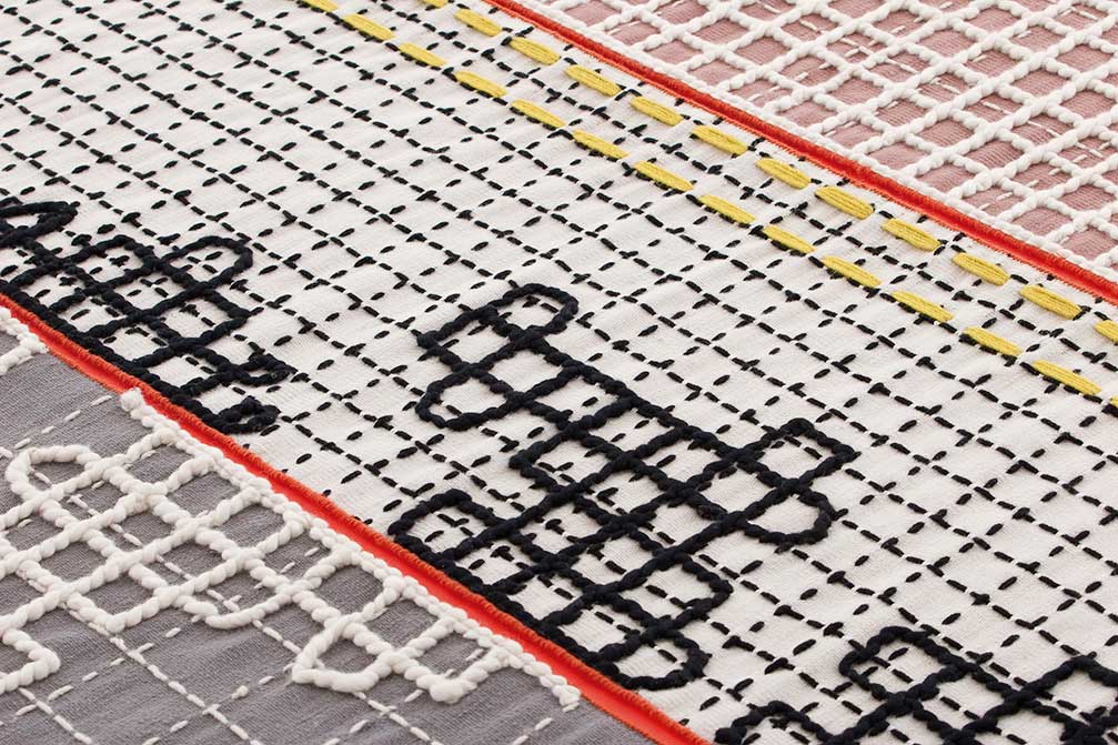 Gan Rugs Bandas Rug Natural 240x250cm