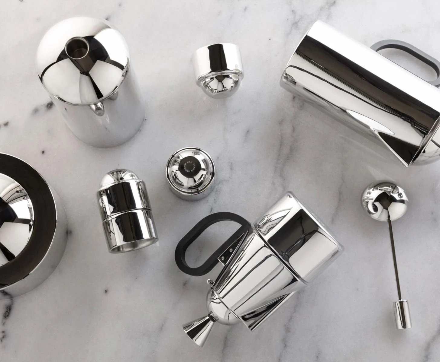 Loveit Tom Dixon Brew Espresso Cups x4 Stainless Steel