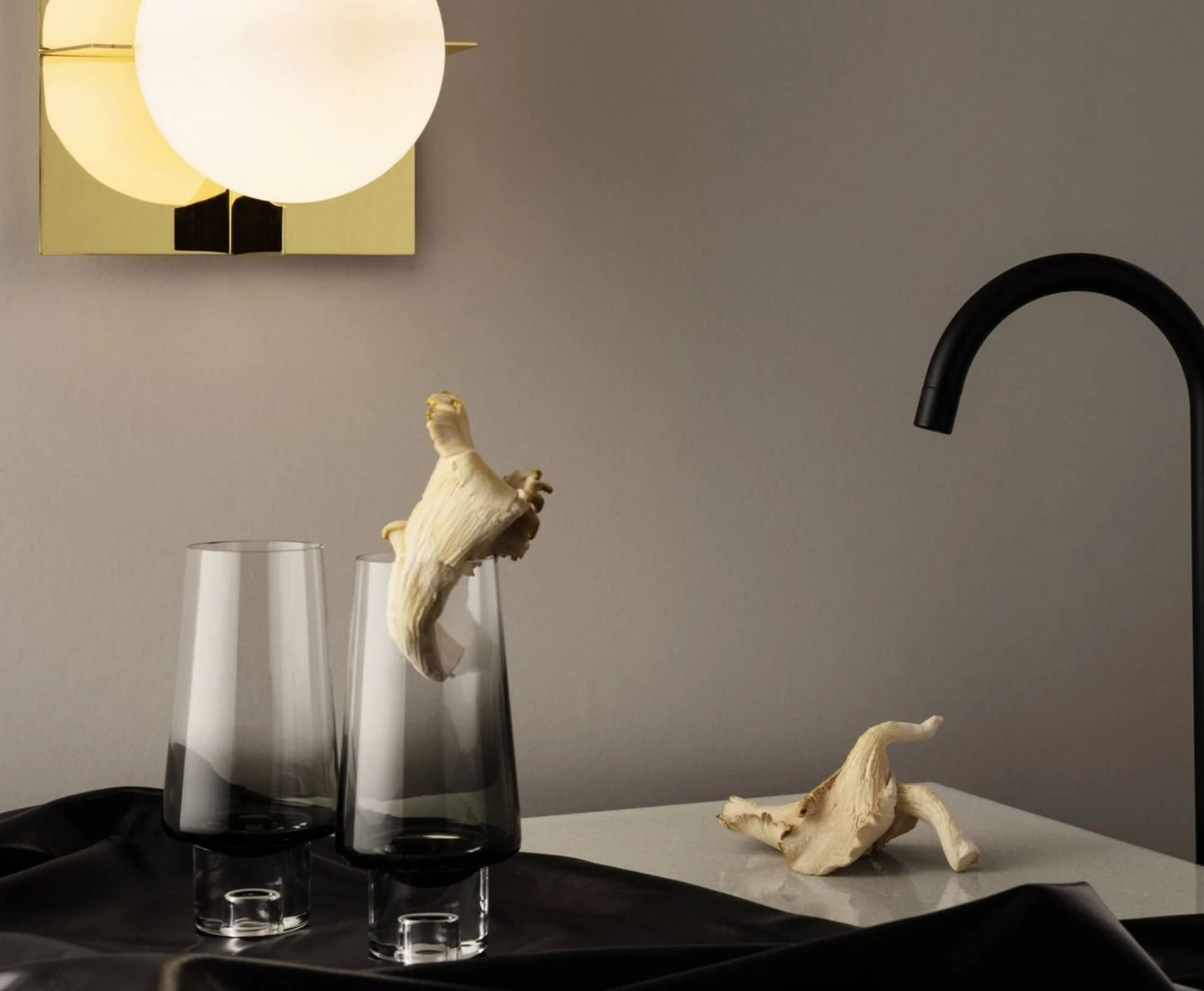 Loveit Tom Dixon Tank High Ball Glasses Black x2