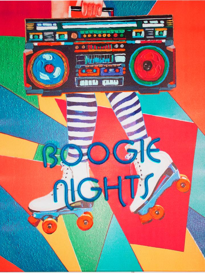 Boogie Nights Wall Artwork Led
