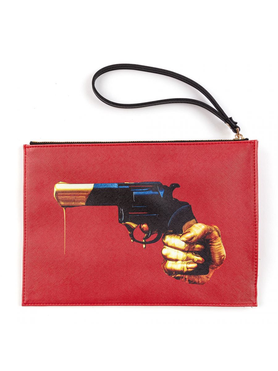 Seletti Toiletpaper Hand Bag Revolver