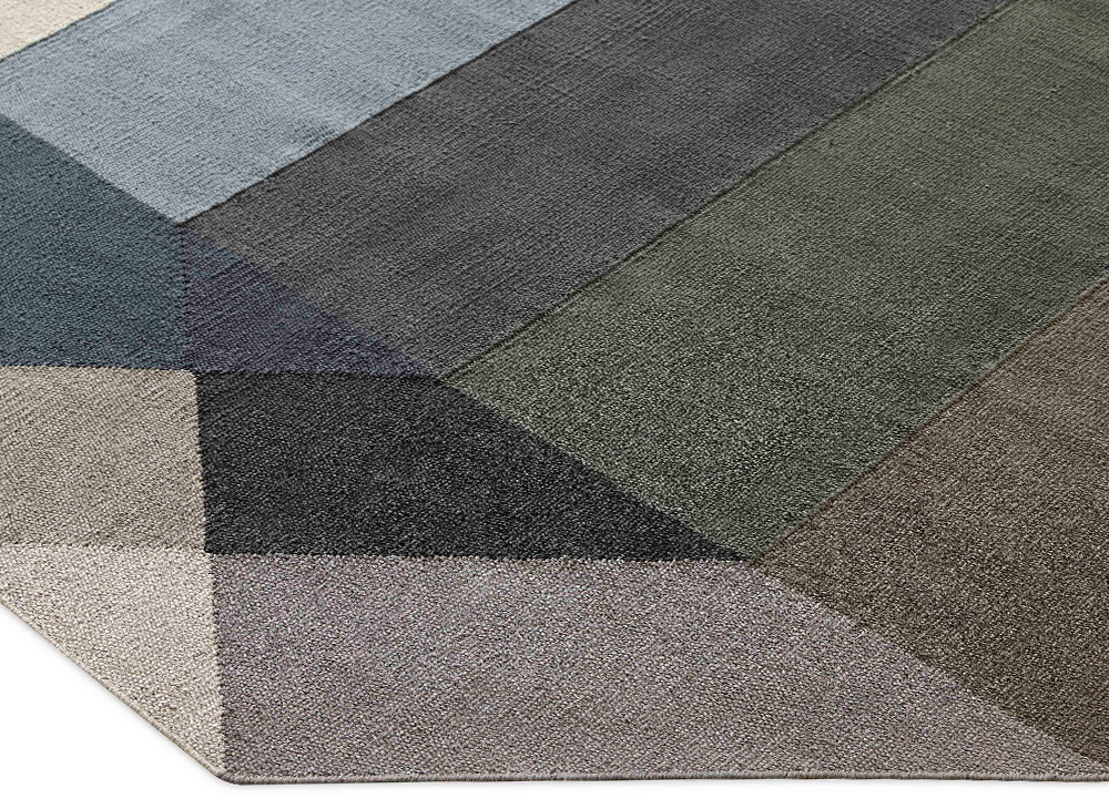 Gan Rugs Diamond Rug Outdoor Green-Grey