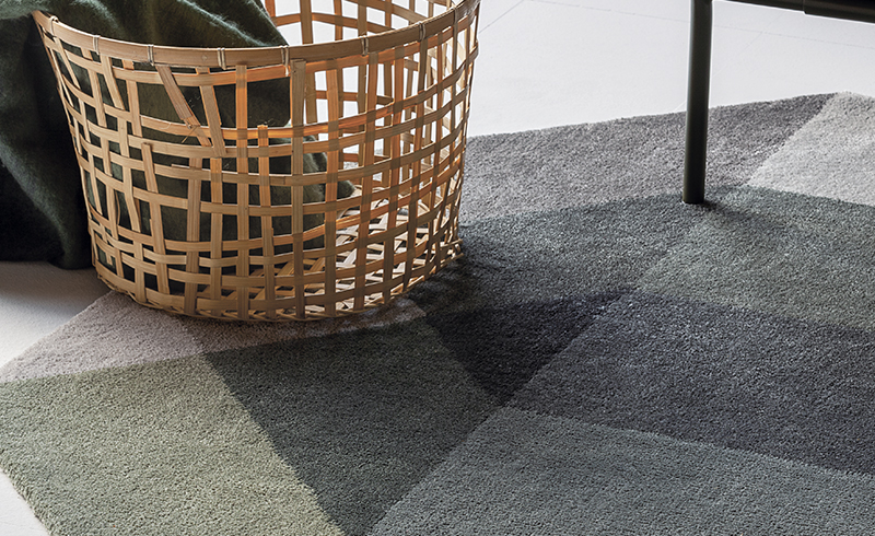 Gan Rugs Diamond Rug Indoor Green-Grey