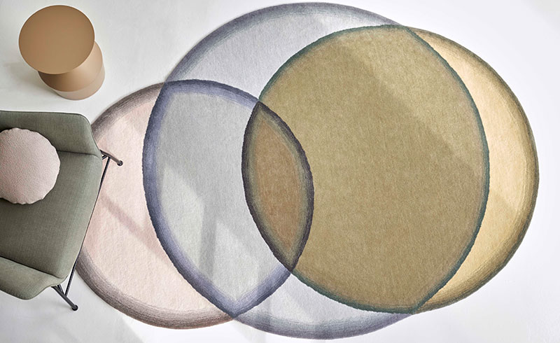 Gan Rugs Crystal Rug Red