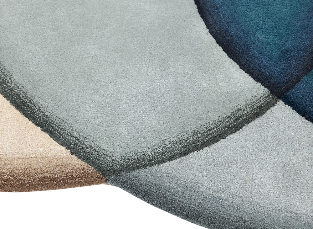 Gan Rugs Crystal Rug Blue