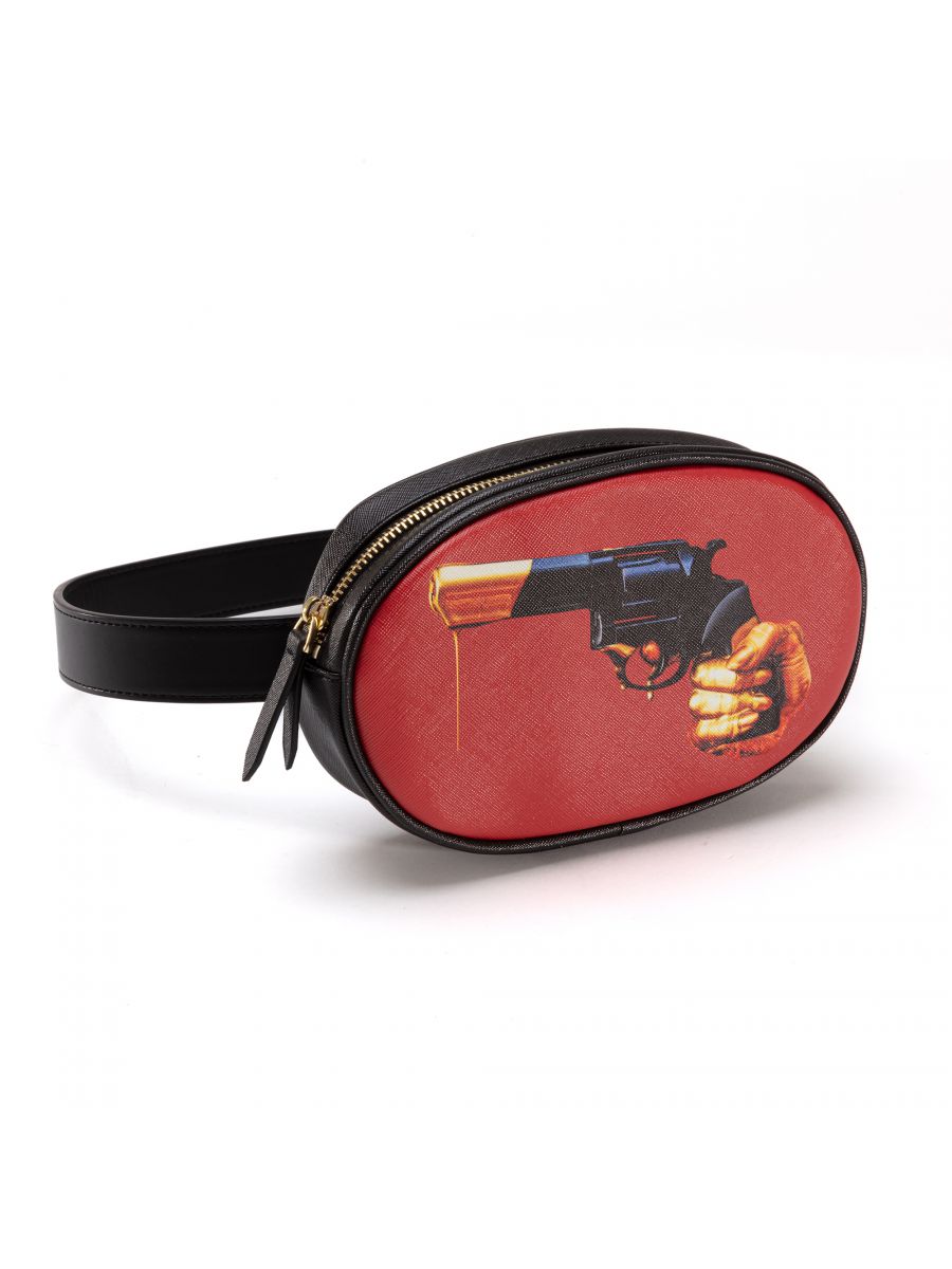 Seletti Toiletpaper Waist Bag Revolver