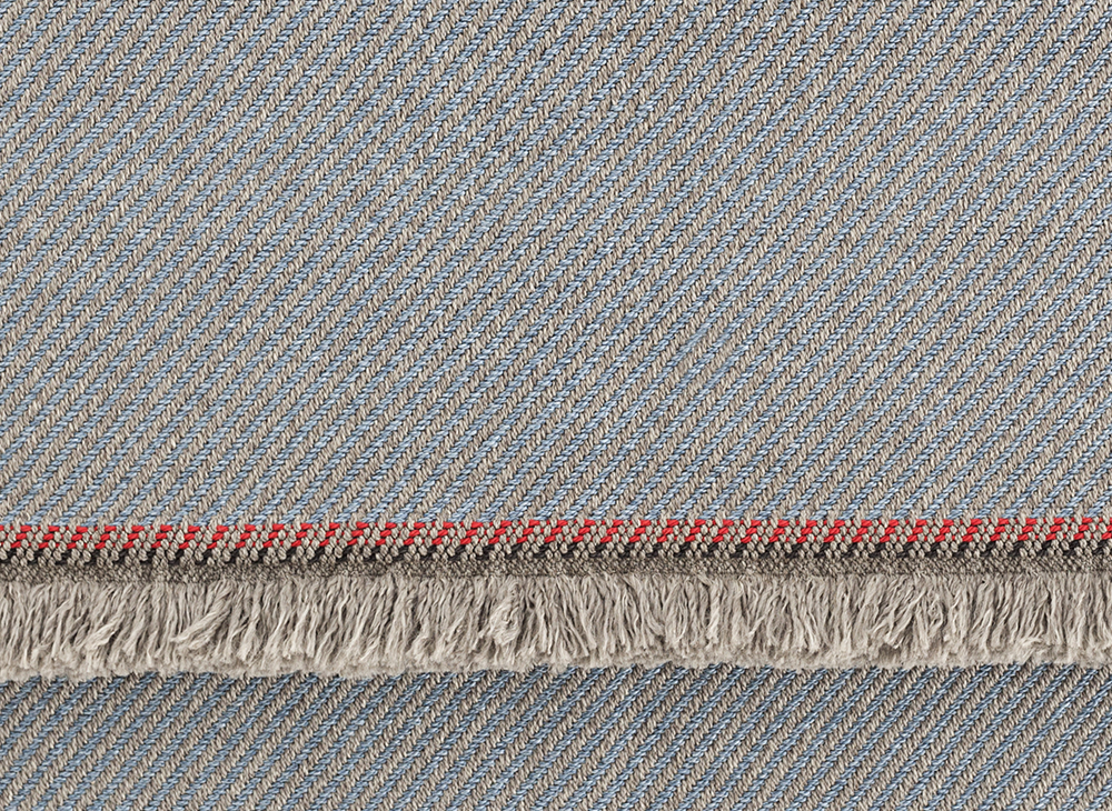 Gan Rugs Garden Layers Mattress Diagonal Almond-Blue Big