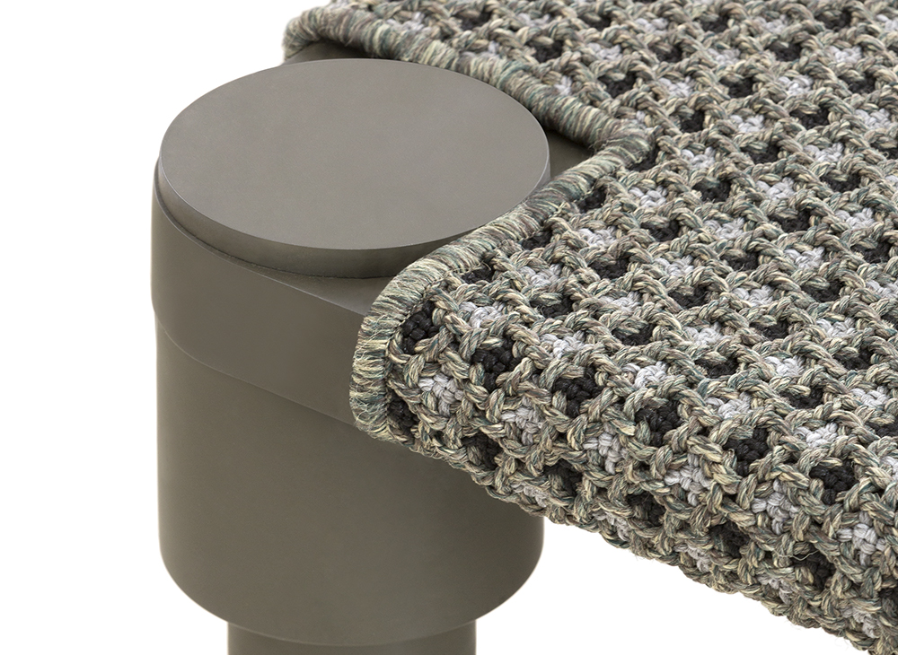 Gan Rugs Garden Layers Indian Bed Gofre Green