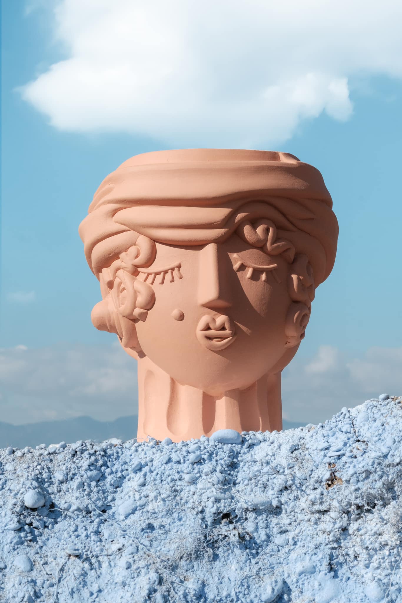 Seletti Magna Graecia Terracotta Vase Woman 