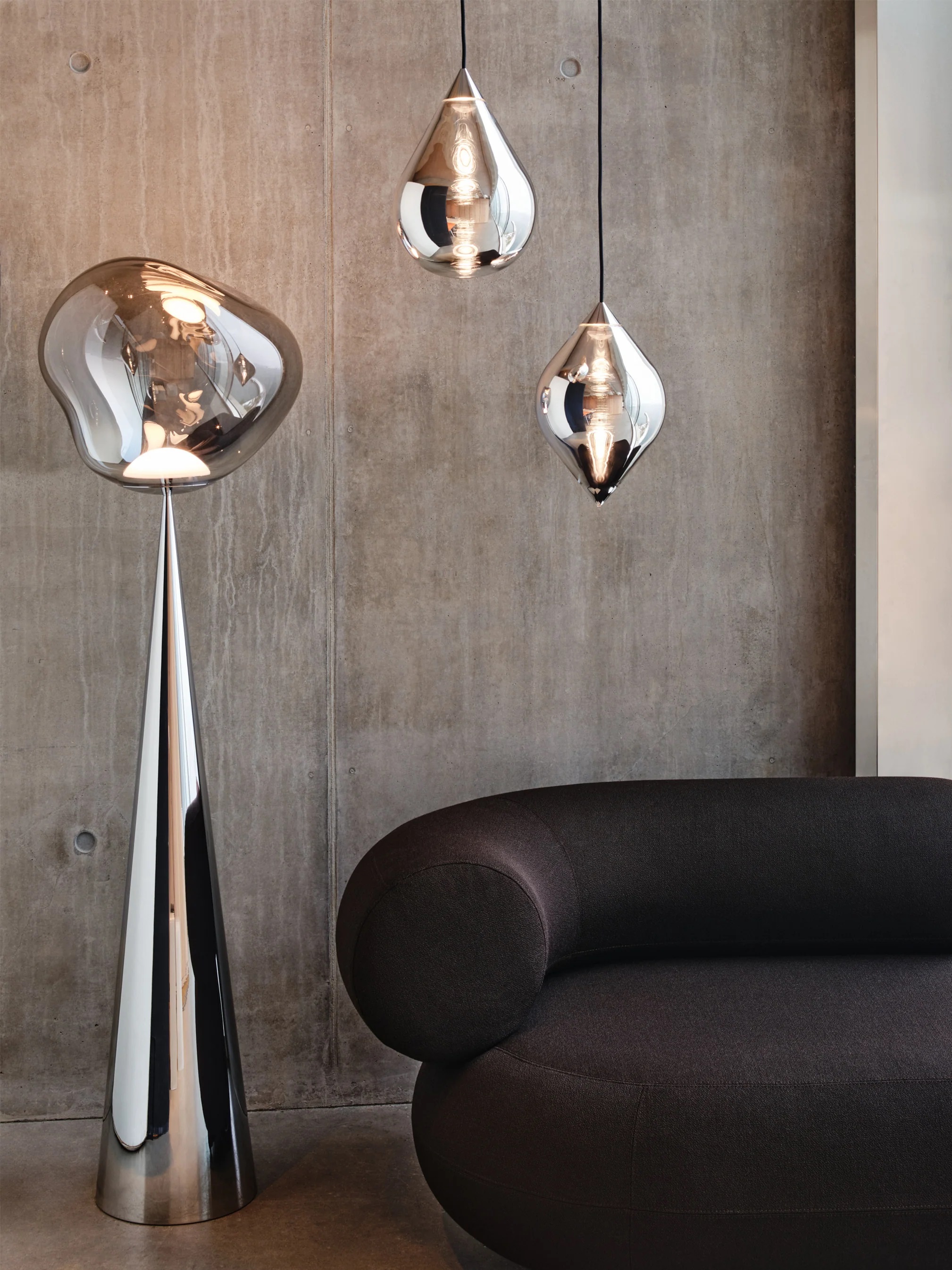 Tom Dixon Melt Fat Cone Floor Led