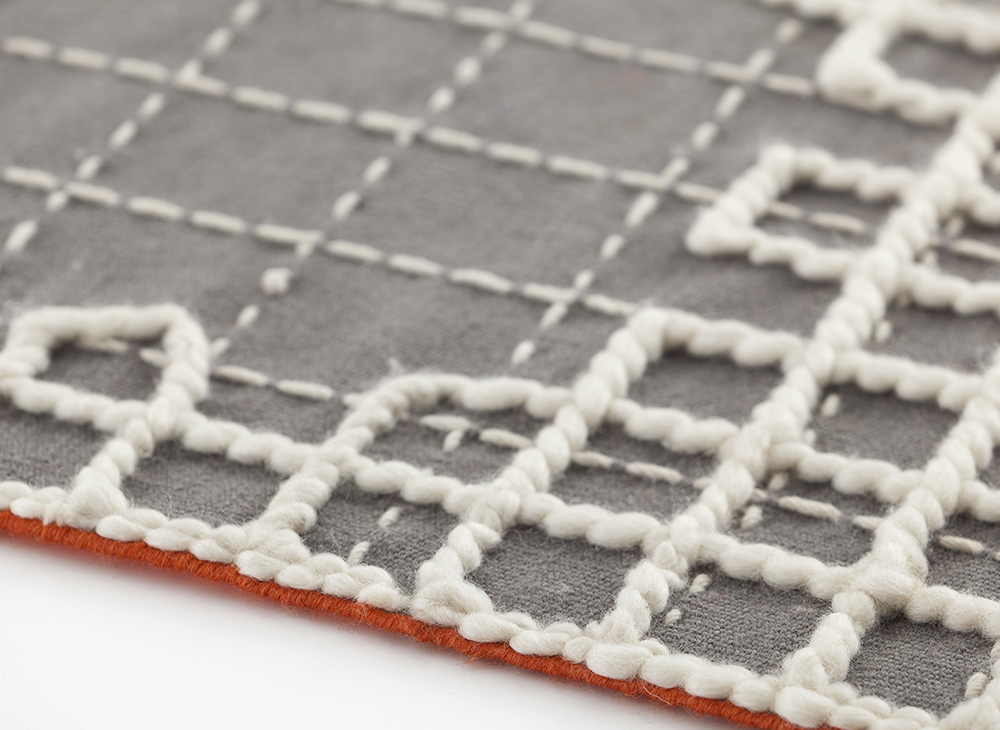 Gan Rugs Bandas Rug Single A Grey