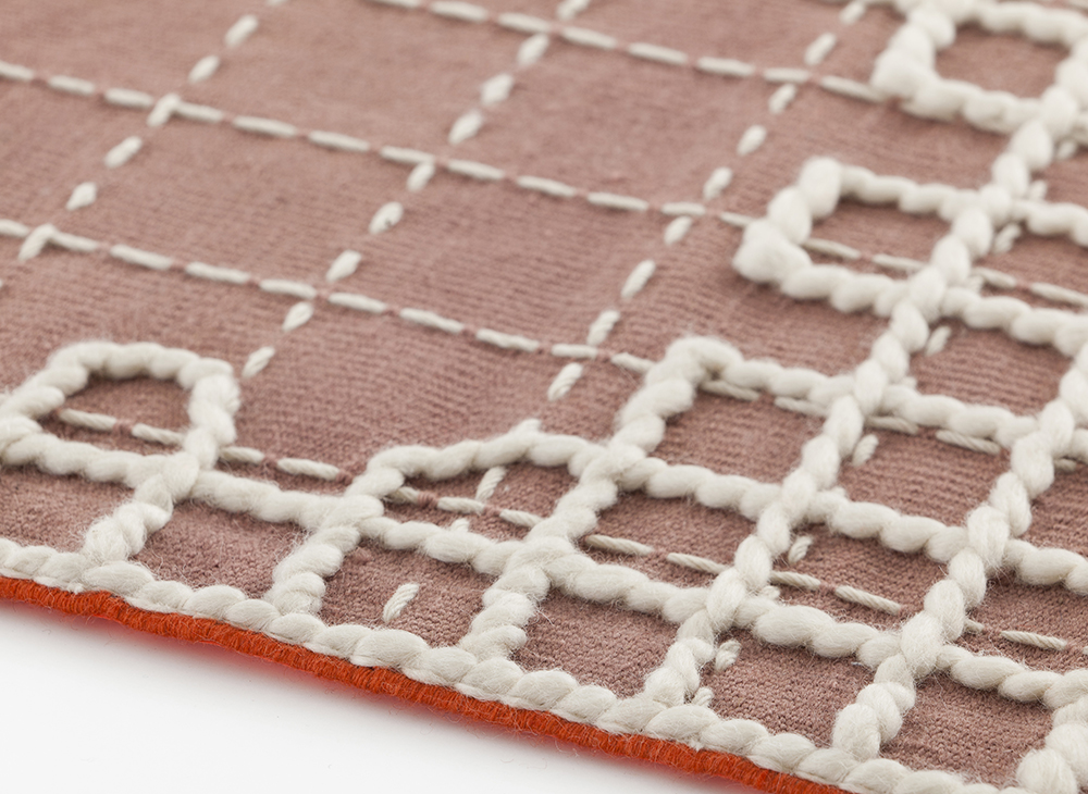 Gan Rugs Bandas Rug Single A Pink