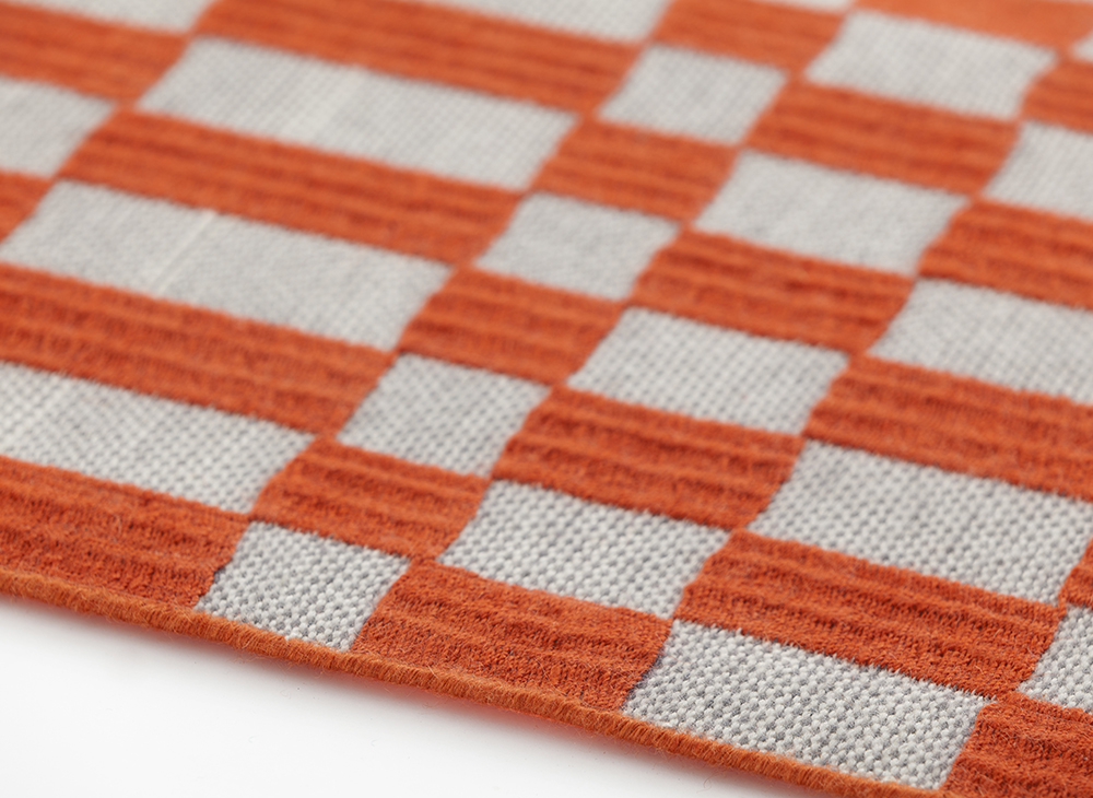 Gan Rugs Bandas Rug Single B Orange