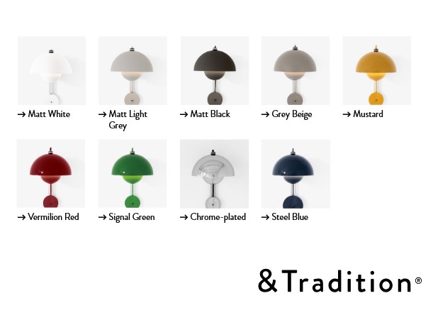 &Tradition Flowerpot Wall Lamp