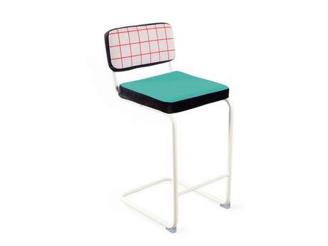 Seletti Superstool Red Grides
