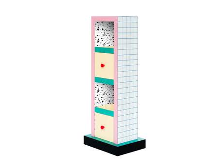 Seletti Supershelf Bathroom Blue Grid