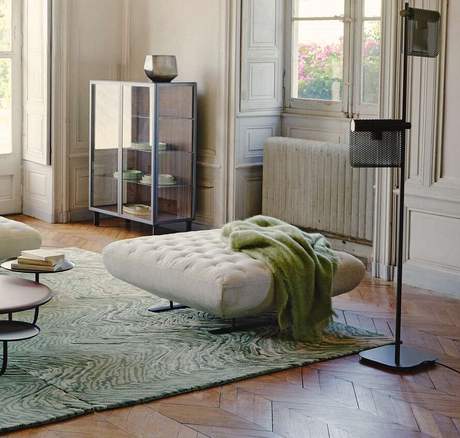 Ligne Roset Prado 2 Footstool - Quilted Version