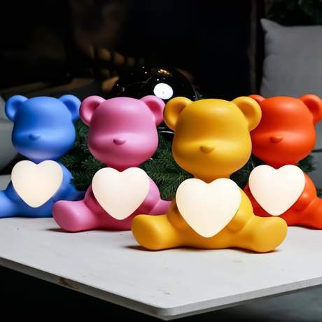 Qeeboo Teddy Love XS Lamp with rechargeable led