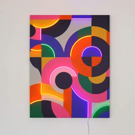 Abstract Wall Artwork Led