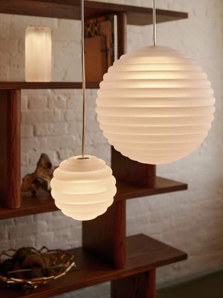 Tom Dixon Press Medium Sphere Frosted Pendant Led
