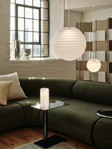 Tom Dixon Press Mini Sphere Frosted Pendant Led