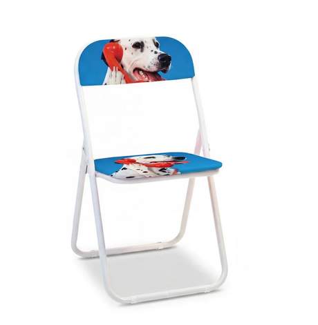 Seletti Toiletpaper Pets Folding Chair - Dog Call Center
