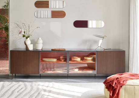 Ligne Roset Selvans Sideboard Glass Door