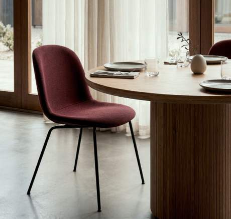 Gubi Brim Dining Chair Metal Base - Set of 2