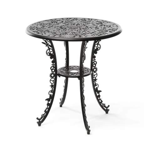 Seletti Industry Collection Aluminium Round Table Black