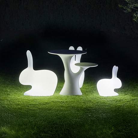 Qeeboo Rabbit Rechargeable Lamp Big 