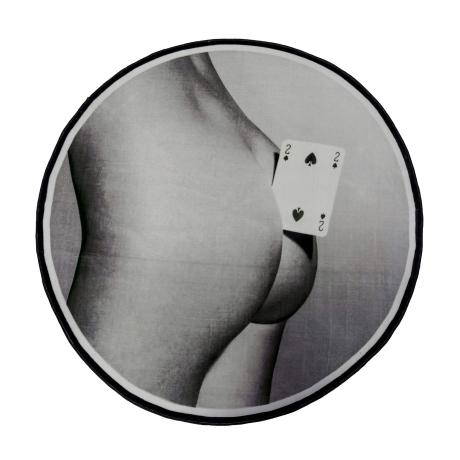 Seletti Toiletpaper Round Rug Two of Spades