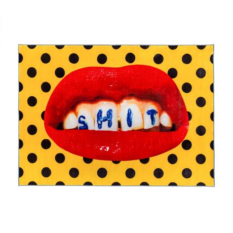 Seletti Toiletpaper Rectangular Rug Teeth