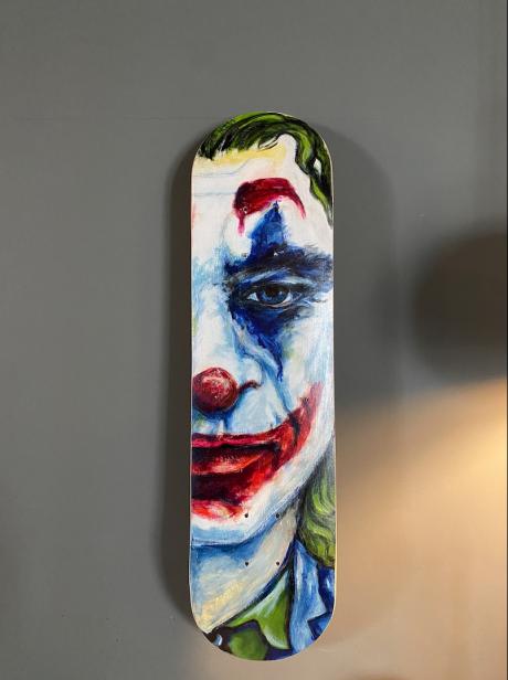Joker Skateboard Artwork 