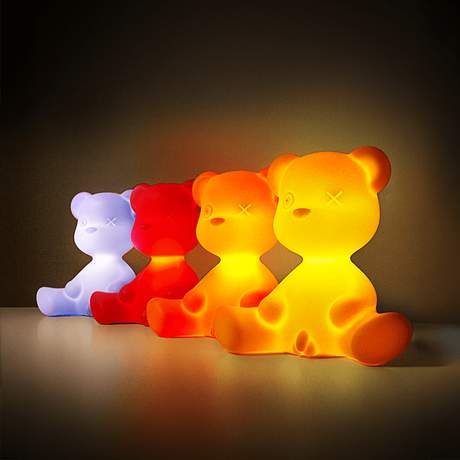 Qeeboo Teddy Boy Lamp with cable - New colors!