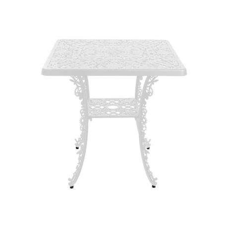 Seletti Industry Collection Aluminium Square Table White